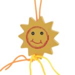 Gelukspoppetje Zon plat (2,5cm)