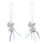 Gelukspoppetje Kinderwagen plat (3cm) - Afbeelding 2