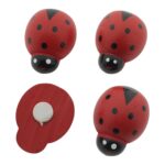 Plakfiguur Lieveheersbeestje groot (4cm) - Afbeelding 2