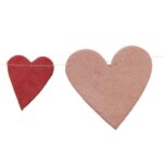 Slinger "Regenboog Harten" van lokta-papier (100cm) - Afbeelding 2