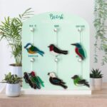 Suncatcher Vogel; mini suncatchers op display (ca. 11cm) - Afbeelding 2