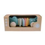 Houten Trekfiguur krokodil (24x7x8cm) - Afbeelding 2