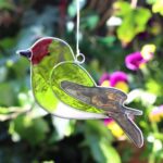 Suncatcher Putter/Distelvink (11cm) - Afbeelding 2