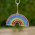 Suncatcher Regenboog (10x6cm) - Afbeelding 2