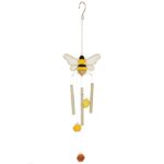 Windgong Bij suncatcher (12x45cm)