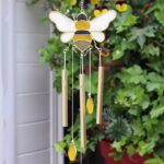 Windgong Bij suncatcher (12x45cm) - Afbeelding 2