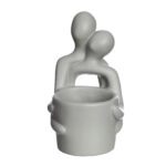 Embrace Pot voor plant grijs (10,4x9,2x15,7cm)