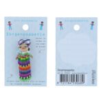 Zorgenpoppetje "Uit Guatemala" op kaart (9x5,5cm) - Afbeelding 2