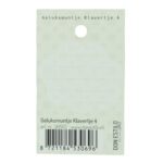 Geluksmuntje klavertje 4 "Heel veel geluk" op kaart (9x5,5cm) - Afbeelding 3