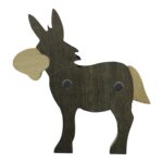 Magneet Ezel hout (6x6cm) - Afbeelding 2