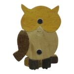 Magneet Uil hout (3,5x5cm) - Afbeelding 2