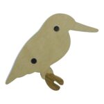 Magneet Ijsvogel hout (5x6cm) - Afbeelding 2