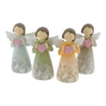 Beschermengel pastel met hart ass. (12cm)