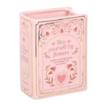 Bloemvaas Boek Roze (14,7x11,1x6,5cm)