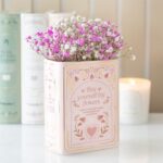 Bloemvaas Boek Roze (14,7x11,1x6,5cm) - Afbeelding 2