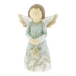 Beschermengel mint goud met hart/ster ass. (12cm) - Afbeelding 3