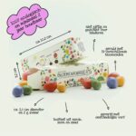 25 kleurijke bloemknikkers in een doosje - Afbeelding 3