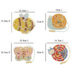 Houten Magnetisch Labyrinth spel - Afbeelding 4