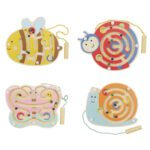 Houten Magnetisch Labyrinth spel
