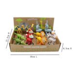 Houten drukdieren dierentuin (ass.) - Afbeelding 2