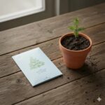 Tray met kerstboom en geluksklavers - Afbeelding 4