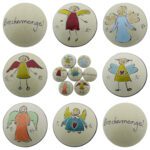 Speksteen Beschermengel ass. (Ø3cm)