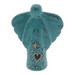 TIJD UITV. Speksteen Engel "Kleur" (6,5x5,5cm) - Afbeelding 4