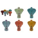 TIJD UITV. Speksteen Engel "Kleur" (6,5x5,5cm)