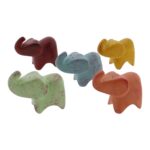 Speksteen Olifant pastel ass. (5-6cm) - Afbeelding 7