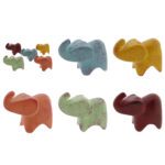 Speksteen Olifant pastel ass. (5-6cm)