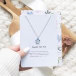 Ketting "Forget-Me-Not" in cadeaukaart (16,5x12cm) - Afbeelding 2