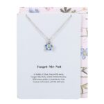 Ketting "Forget-Me-Not" in cadeaukaart (16,5x12cm) - Afbeelding 3