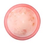 Kaars "The Sun" met brokjes rozenkwarts (Ø7x8cm) - Afbeelding 4