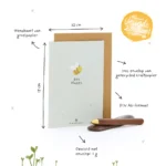 Bee happy, plantbare wenskaart - Afbeelding 4