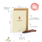 Je bent onmisbaar, plantbare wenskaart - Afbeelding 4