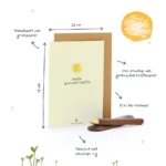 Hallo zonnestraaltje, plantbare wenskaart - Afbeelding 4