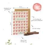 Love you bestie, plantbare wenskaart - Afbeelding 4