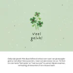 Veel geluk, plantbare wenskaart - Afbeelding 5
