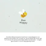 Bee happy, plantbare wenskaart - Afbeelding 5