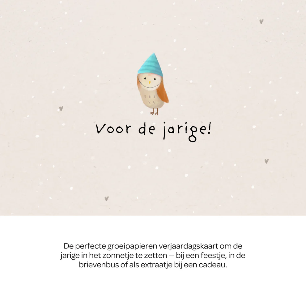 Voor de jarige, plantbare wenskaart - Afbeelding 5