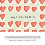 Love you bestie, plantbare wenskaart - Afbeelding 5