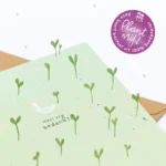 Heel erg bedankt, plantbare wenskaart - Afbeelding 2