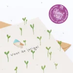 Voor de jarige, plantbare wenskaart - Afbeelding 2
