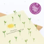 Hallo zonnestraaltje, plantbare wenskaart - Afbeelding 2