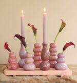 Bloemvaas Ivy roze 4ass. (Ø6xh15cm) - Afbeelding 3