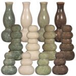 Assorti Bloemvaas Pebble & Ivy groen