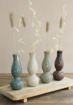 Bloemvaas Ivy groen 4ass. (Ø6xh15cm) - Afbeelding 2