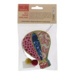 Slinger "Luchtballon" van lokta-papier (100cm) - Afbeelding 3