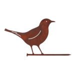 Tuinsteker Vogel Roest metaal ass. (18x1,5x13cm) - Afbeelding 4