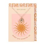 Ketting "Zon" in verjaardagskaart (16,5x12cm) - Afbeelding 3